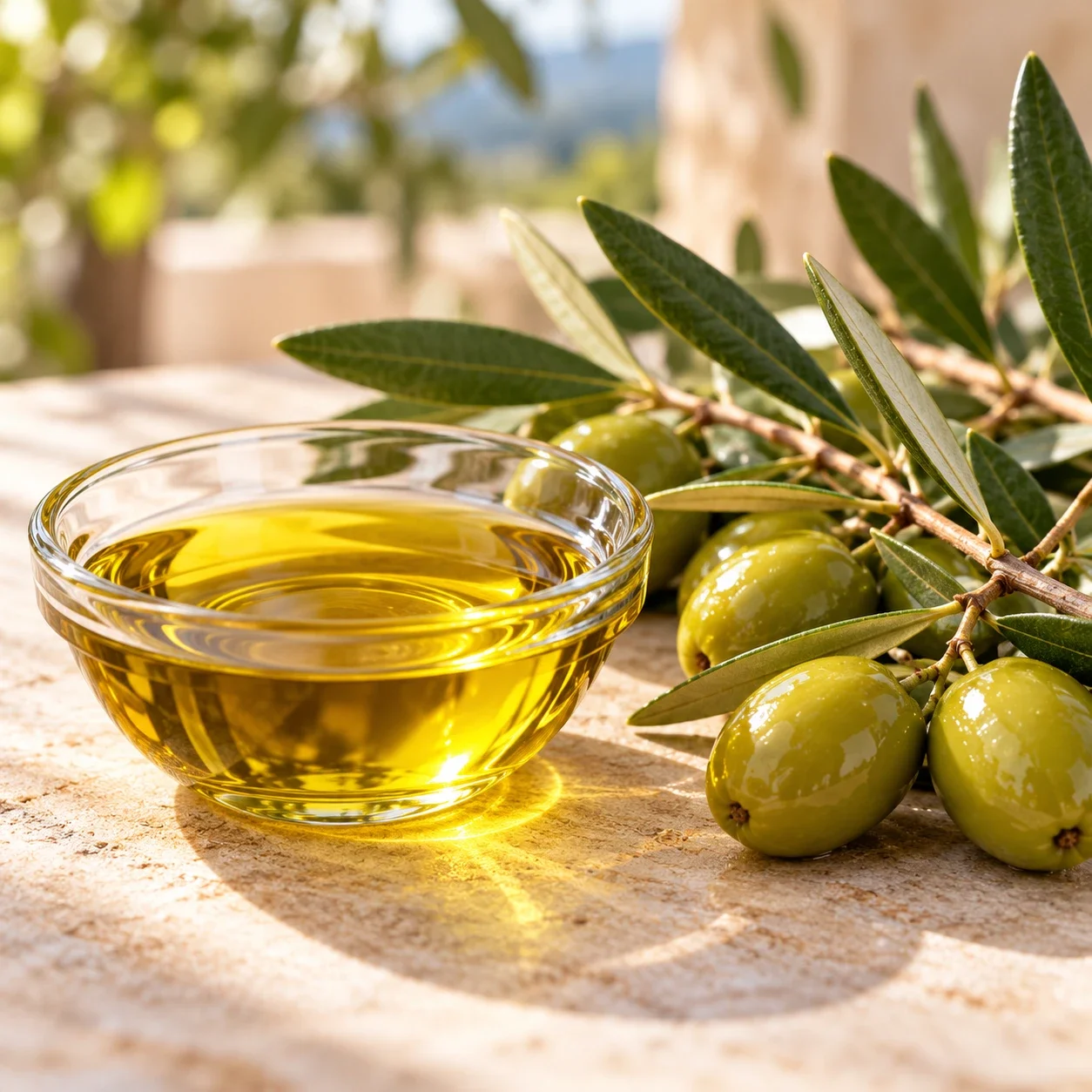 Olives and olive oil